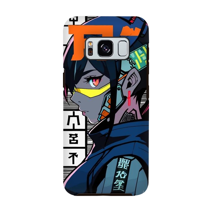 Galaxy S8 StrongFit Cyberpunk Warrior Gaming by LM2Kone