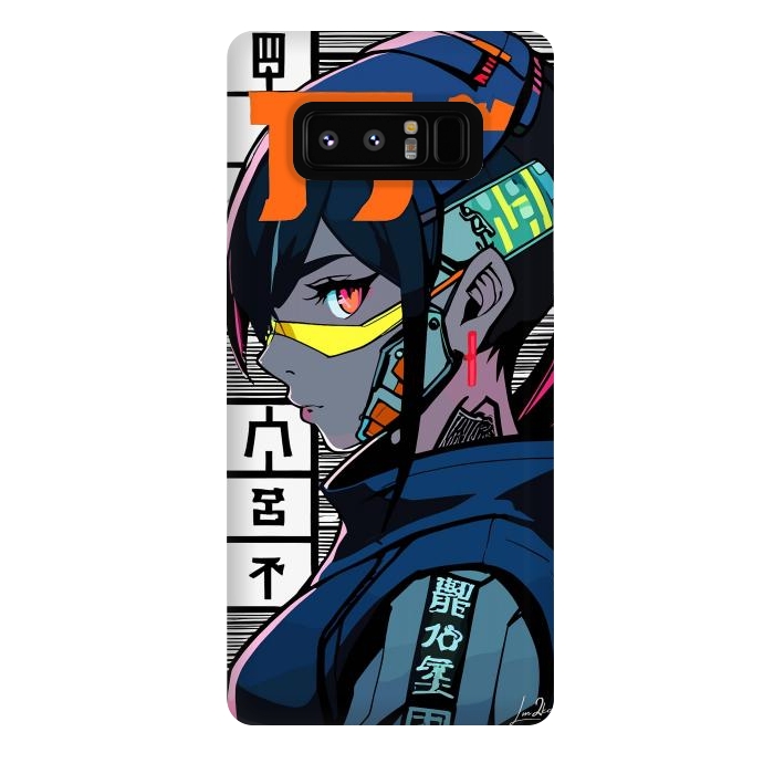 Galaxy Note 8 StrongFit Cyberpunk Warrior Gaming by LM2Kone