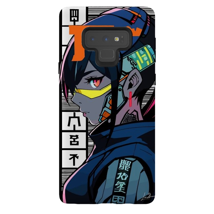 Galaxy Note 9 StrongFit Cyberpunk Warrior Gaming by LM2Kone