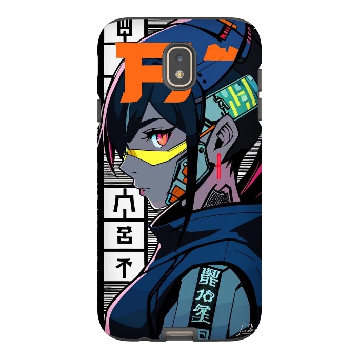 Galaxy J7 StrongFit Cyberpunk Warrior Gaming by LM2Kone