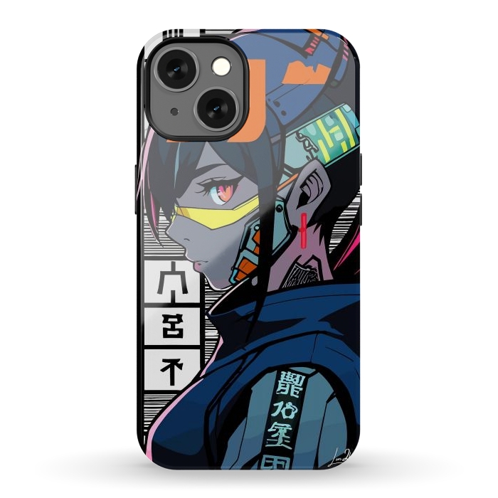 iPhone 13 StrongFit Cyberpunk Warrior Gaming by LM2Kone