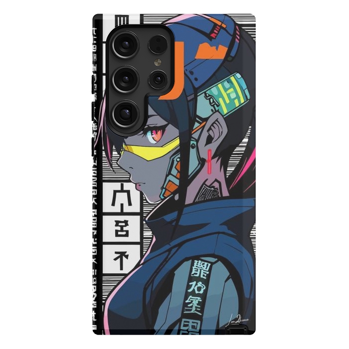 Galaxy S24 Ultra StrongFit Cyberpunk Warrior Gaming by LM2Kone