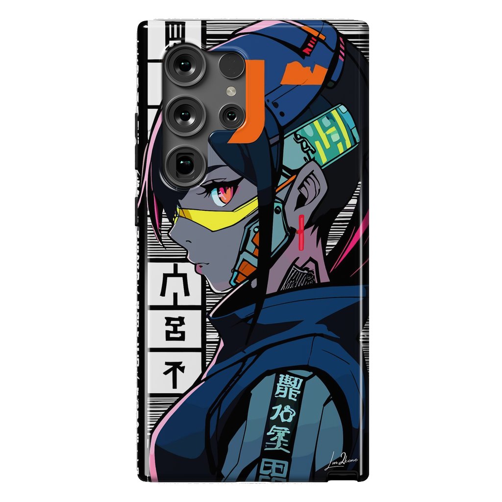 Galaxy S24 Ultra StrongFit Cyberpunk Warrior Gaming by LM2Kone