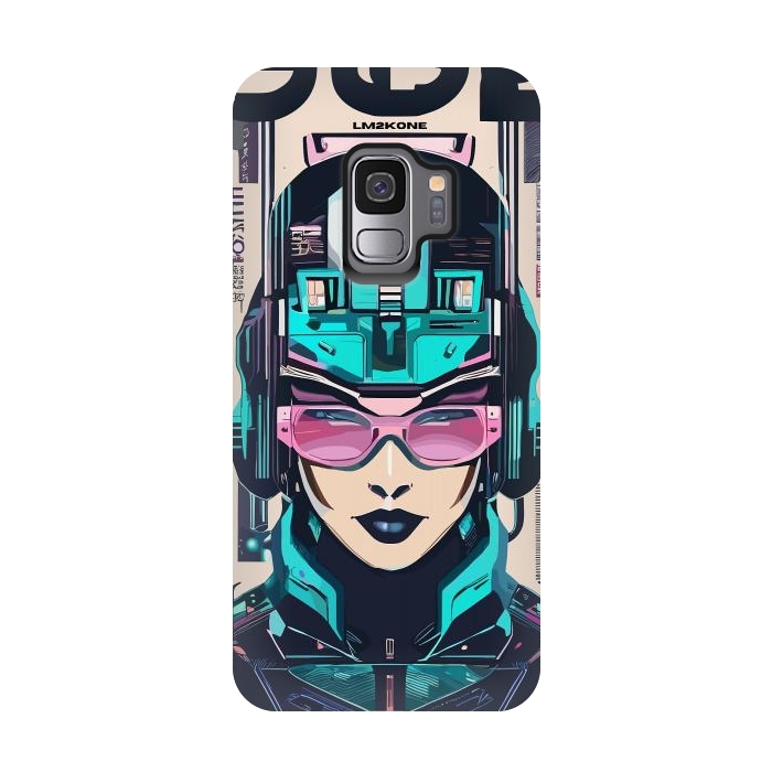 Galaxy S9 StrongFit Modern Symbolic Cyborg by LM2Kone