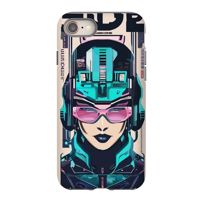 iPhone 8 StrongFit Modern Symbolic Cyborg by LM2Kone