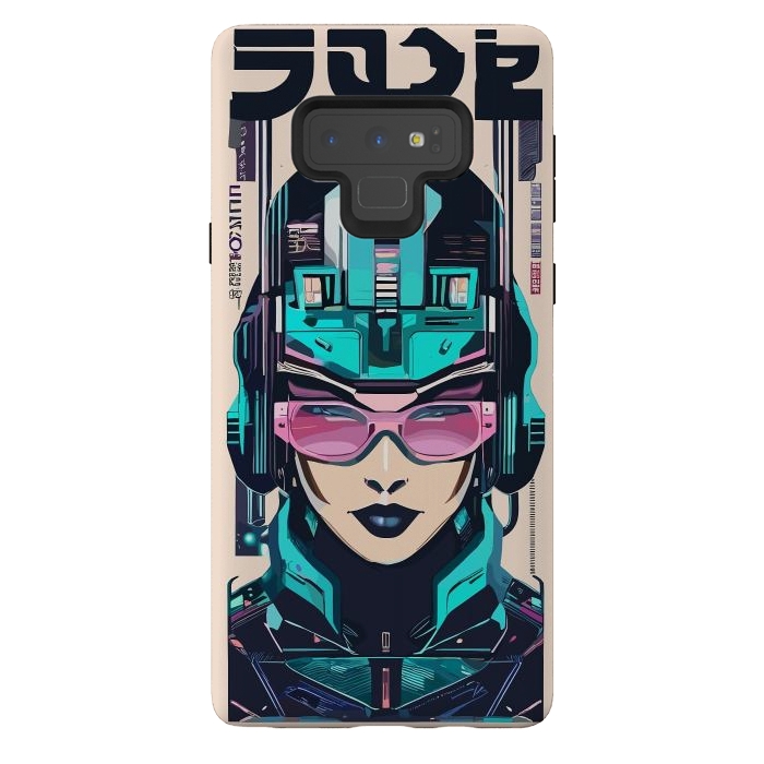 Galaxy Note 9 StrongFit Modern Symbolic Cyborg by LM2Kone