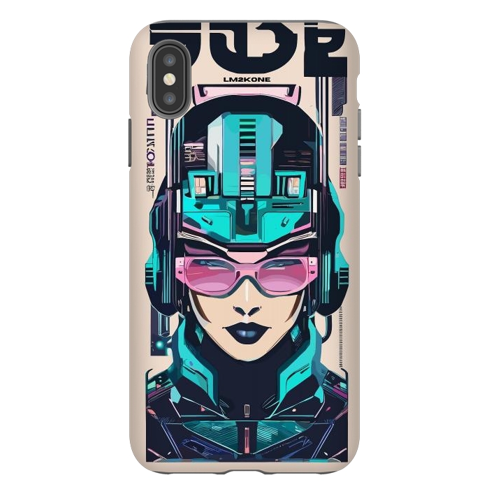 iPhone Xs Max StrongFit Modern Symbolic Cyborg by LM2Kone