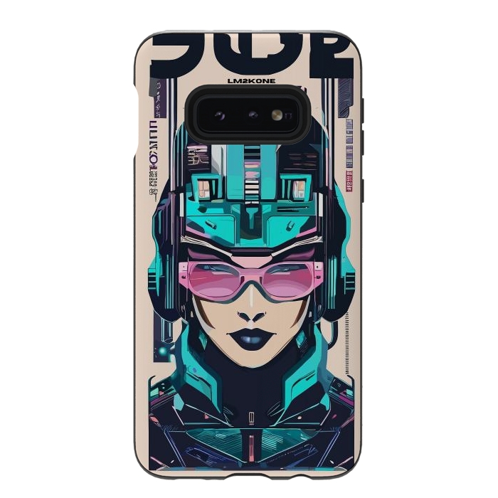 Galaxy S10e StrongFit Modern Symbolic Cyborg by LM2Kone