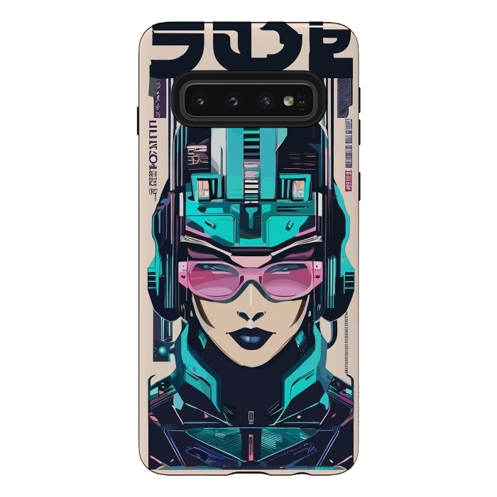 Galaxy S10 StrongFit Modern Symbolic Cyborg by LM2Kone