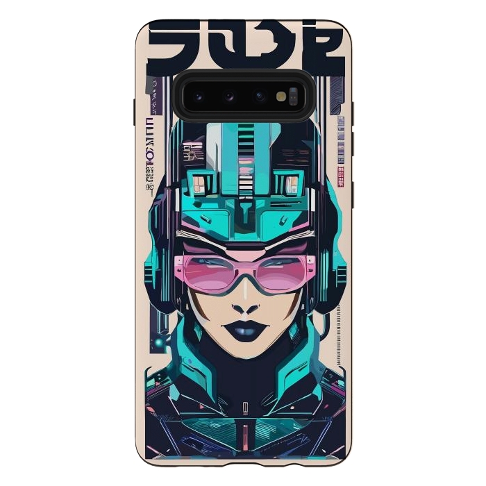 Galaxy S10 plus StrongFit Modern Symbolic Cyborg by LM2Kone