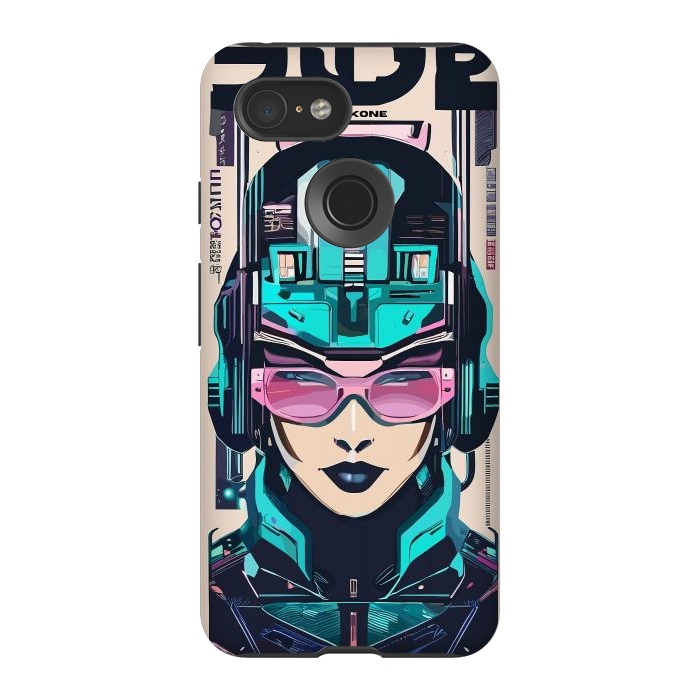 Pixel 3 StrongFit Modern Symbolic Cyborg by LM2Kone