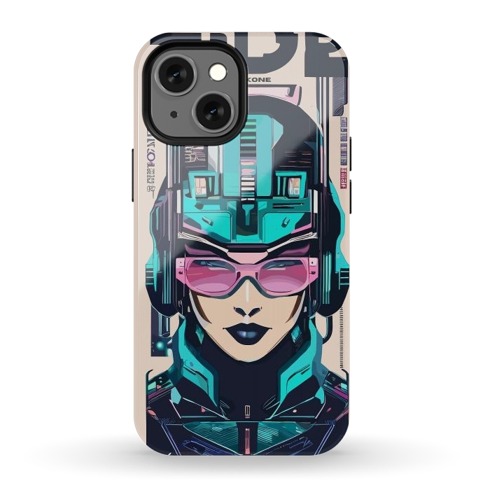 iPhone 12 mini StrongFit Modern Symbolic Cyborg by LM2Kone