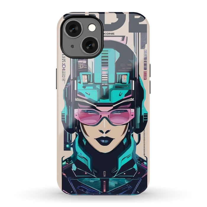 iPhone 13 StrongFit Modern Symbolic Cyborg by LM2Kone