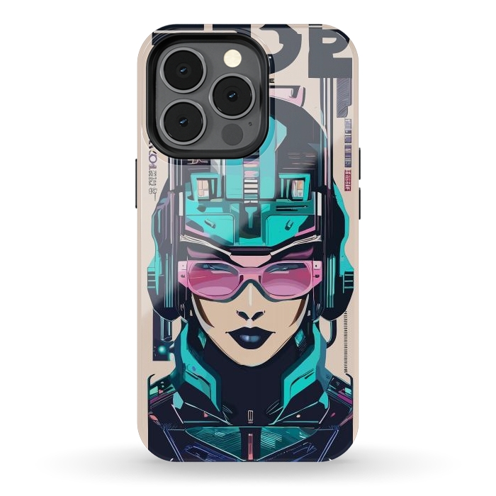 iPhone 13 pro StrongFit Modern Symbolic Cyborg by LM2Kone