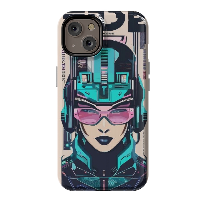 iPhone 14 StrongFit Modern Symbolic Cyborg by LM2Kone