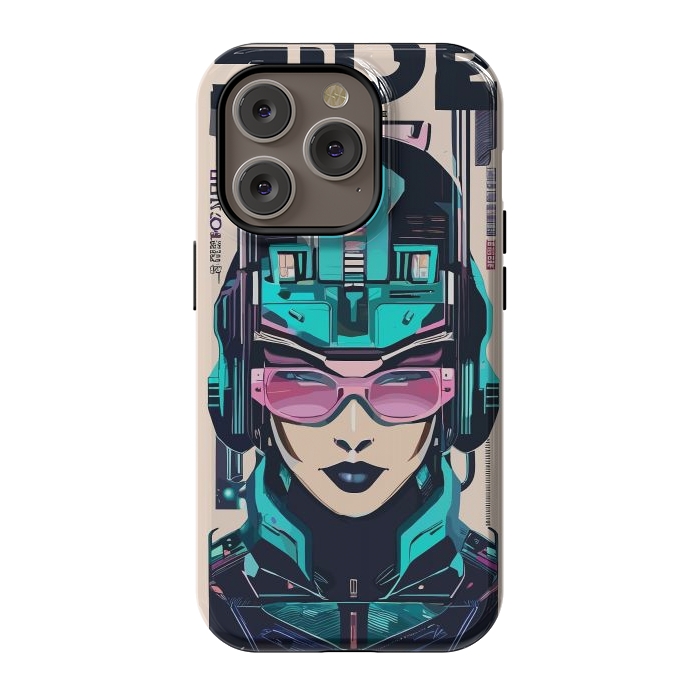 iPhone 14 Pro StrongFit Modern Symbolic Cyborg by LM2Kone