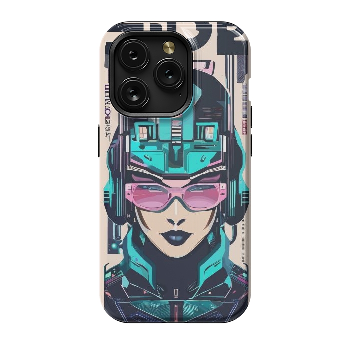 iPhone 15 Pro StrongFit Modern Symbolic Cyborg by LM2Kone