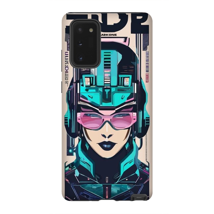 Galaxy Note 20 StrongFit Modern Symbolic Cyborg by LM2Kone