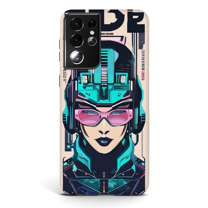 Galaxy S21 ultra StrongFit Modern Symbolic Cyborg by LM2Kone