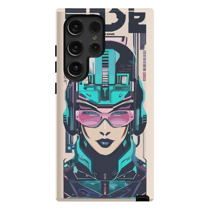 Galaxy S24 Ultra StrongFit Modern Symbolic Cyborg by LM2Kone