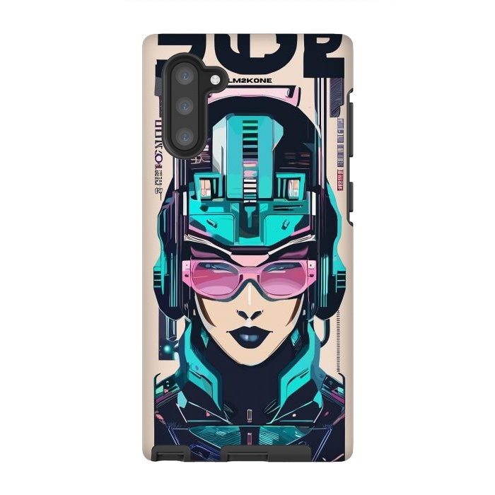 Galaxy Note 10 StrongFit Modern Symbolic Cyborg by LM2Kone