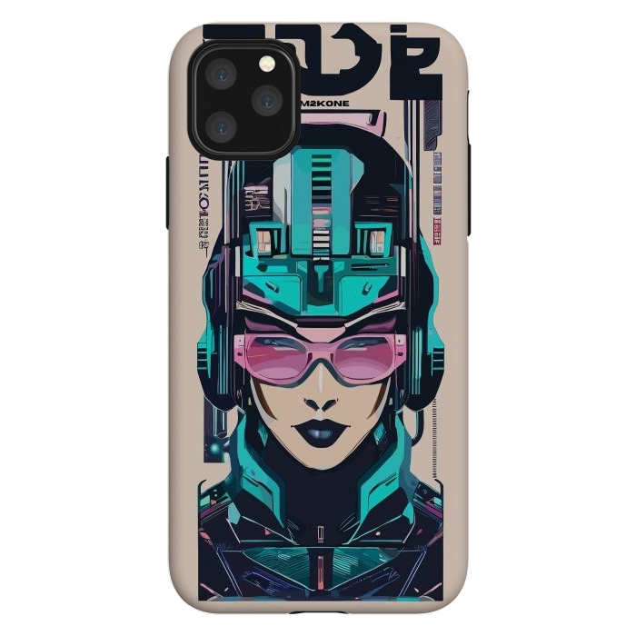 iPhone 11 Pro Max StrongFit Modern Symbolic Cyborg by LM2Kone