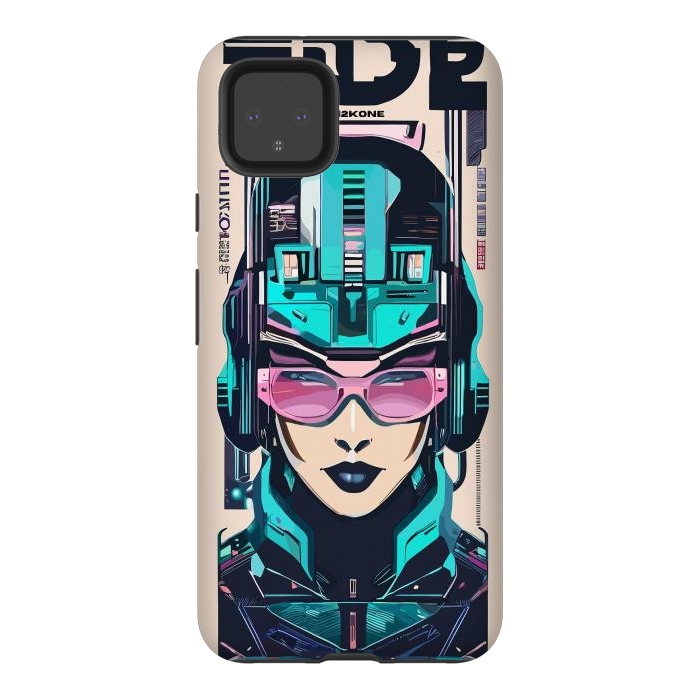 Pixel 4XL StrongFit Modern Symbolic Cyborg by LM2Kone