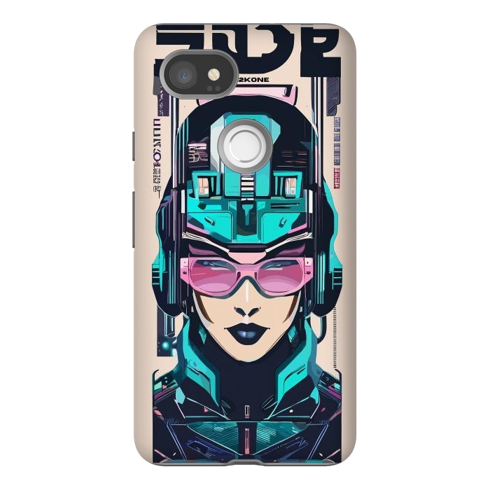 Pixel 2XL StrongFit Modern Symbolic Cyborg by LM2Kone