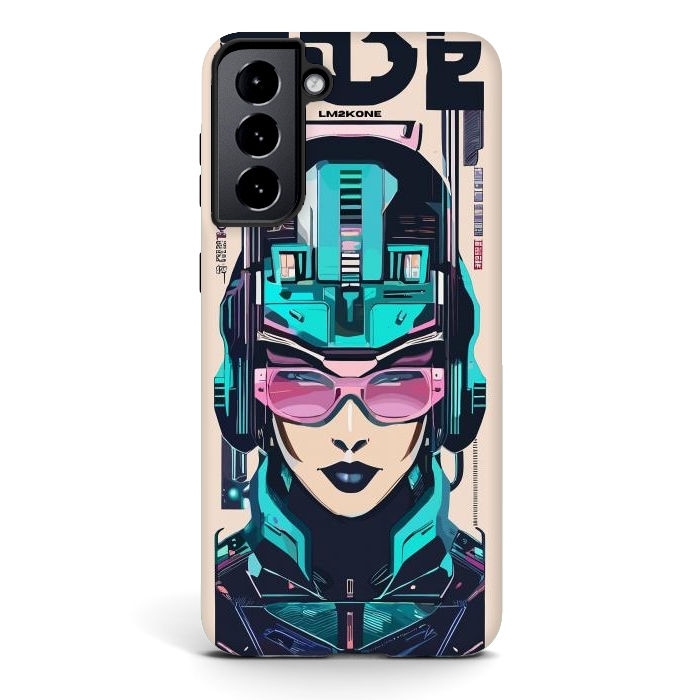 Galaxy S21 plus StrongFit Modern Symbolic Cyborg by LM2Kone