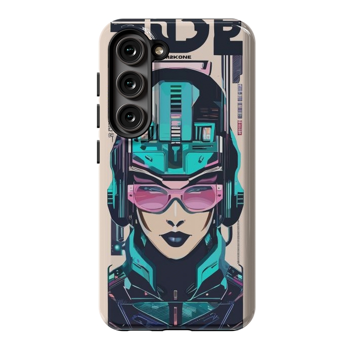 Galaxy S23 StrongFit Modern Symbolic Cyborg by LM2Kone