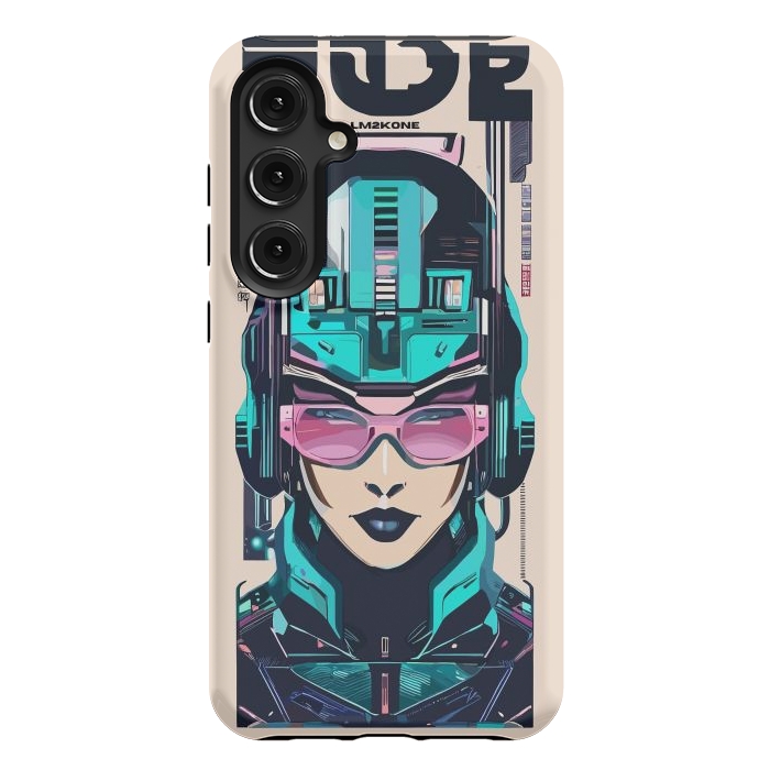 Galaxy S24 Plus StrongFit Modern Symbolic Cyborg by LM2Kone