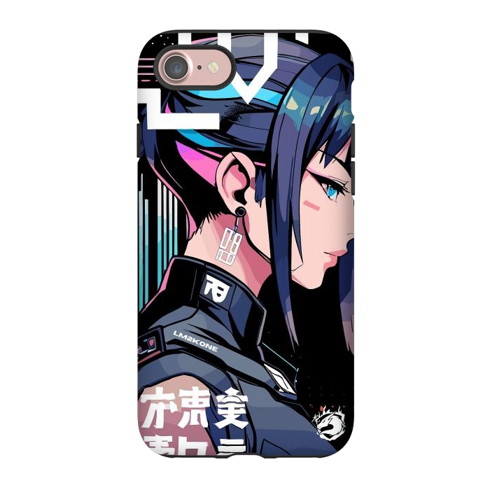 iPhone 7 StrongFit Symbolic Futuristic Girl by LM2Kone