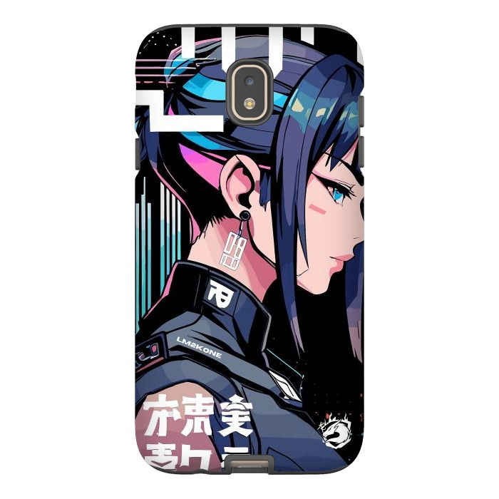 Galaxy J7 StrongFit Symbolic Futuristic Girl by LM2Kone