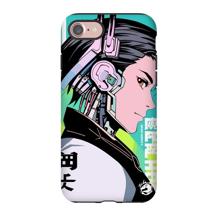 iPhone 7 StrongFit Cyberpunk Gaming Cyborg by LM2Kone