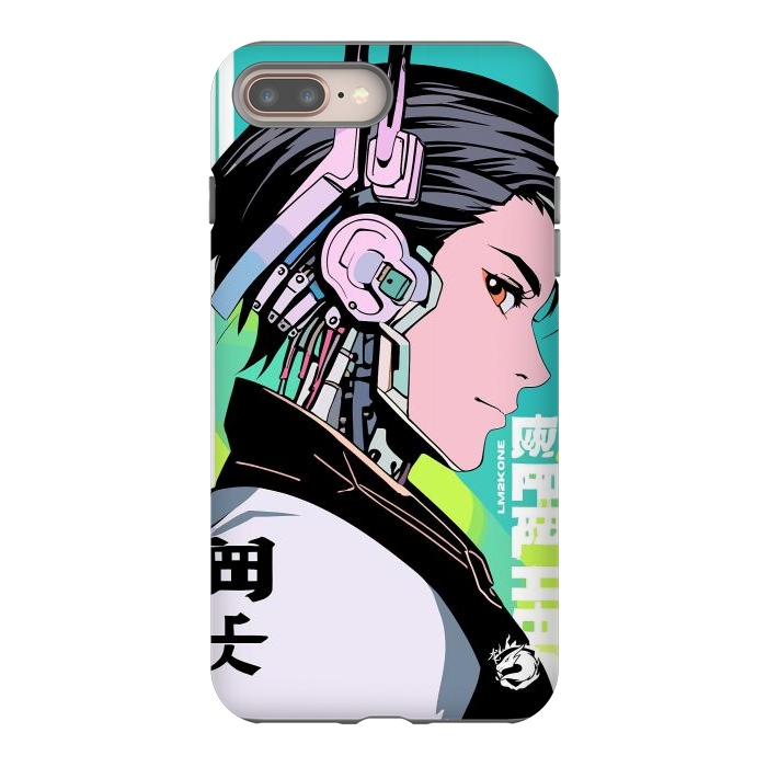 iPhone 7 plus StrongFit Cyberpunk Gaming Cyborg by LM2Kone