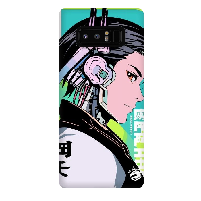 Galaxy Note 8 StrongFit Cyberpunk Gaming Cyborg by LM2Kone