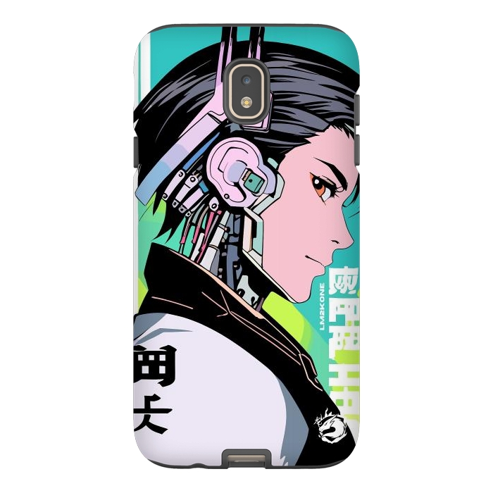 Galaxy J7 StrongFit Cyberpunk Gaming Cyborg by LM2Kone