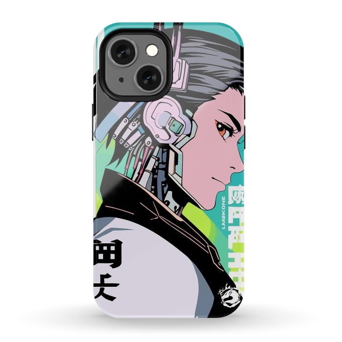 iPhone 12 mini StrongFit Cyberpunk Gaming Cyborg by LM2Kone