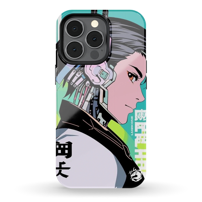 iPhone 13 pro StrongFit Cyberpunk Gaming Cyborg by LM2Kone