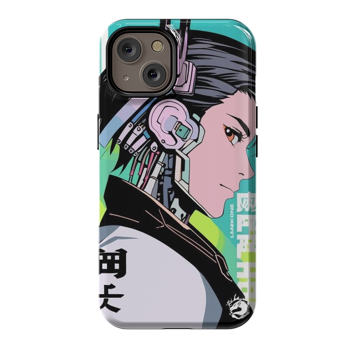 iPhone 14 StrongFit Cyberpunk Gaming Cyborg by LM2Kone