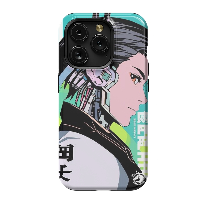 iPhone 15 Pro StrongFit Cyberpunk Gaming Cyborg by LM2Kone