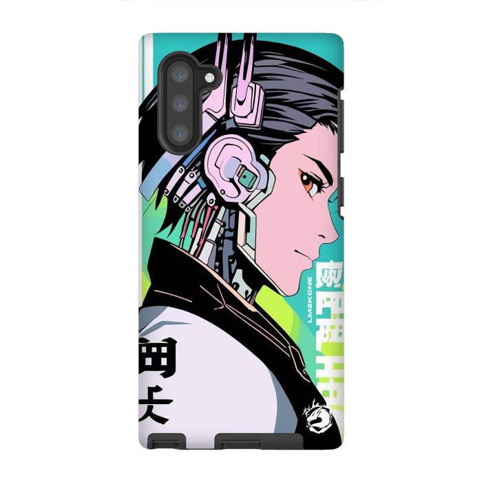 Galaxy Note 10 StrongFit Cyberpunk Gaming Cyborg by LM2Kone