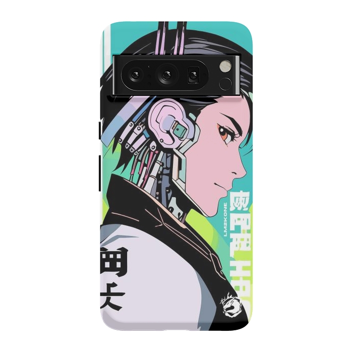 Pixel 8 Pro StrongFit Cyberpunk Gaming Cyborg by LM2Kone