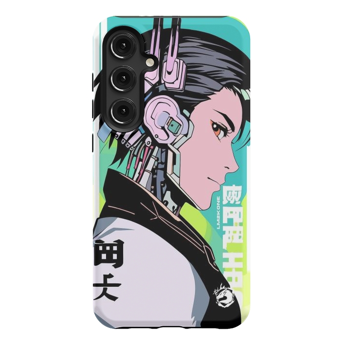 Galaxy S24 Plus StrongFit Cyberpunk Gaming Cyborg by LM2Kone