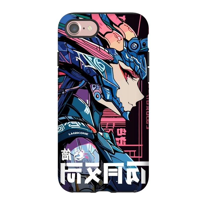 iPhone 7 StrongFit Cyberpunk Dragon Girl by LM2Kone