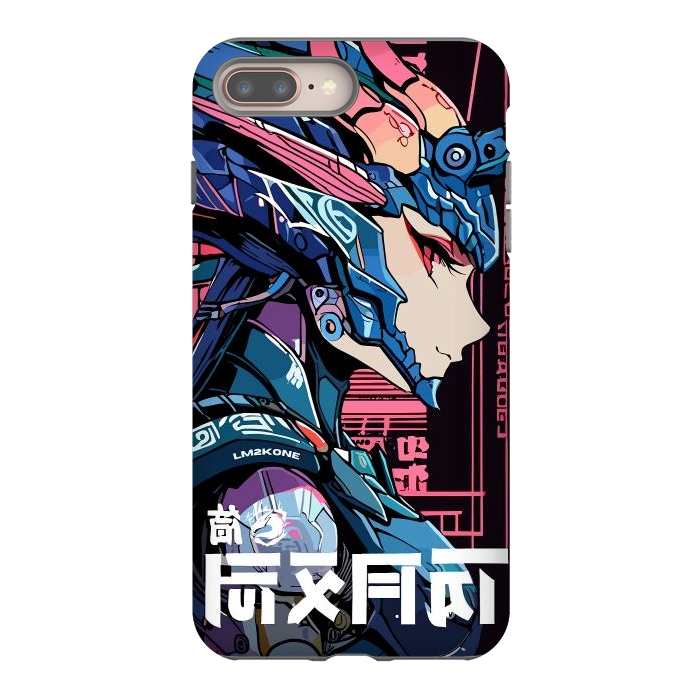 iPhone 7 plus StrongFit Cyberpunk Dragon Girl by LM2Kone