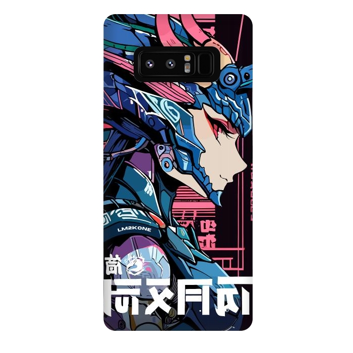 Galaxy Note 8 StrongFit Cyberpunk Dragon Girl by LM2Kone