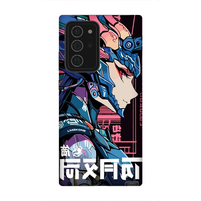 Galaxy Note 20 Ultra StrongFit Cyberpunk Dragon Girl by LM2Kone