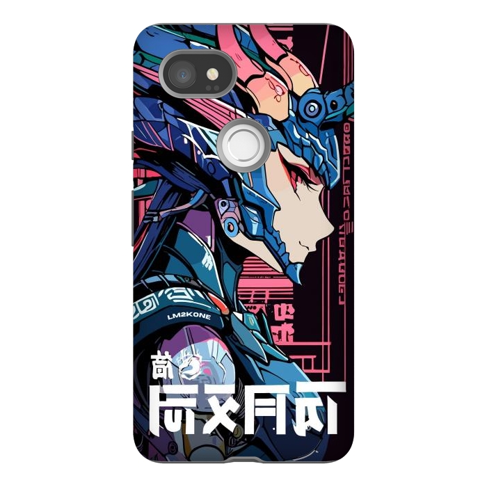 Pixel 2XL StrongFit Cyberpunk Dragon Girl by LM2Kone