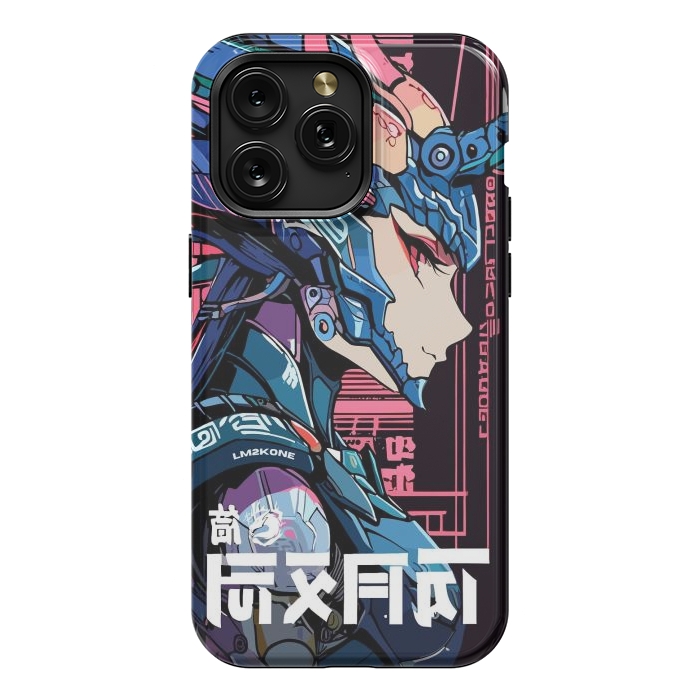 iPhone 15 Pro Max StrongFit Cyberpunk Dragon Girl by LM2Kone